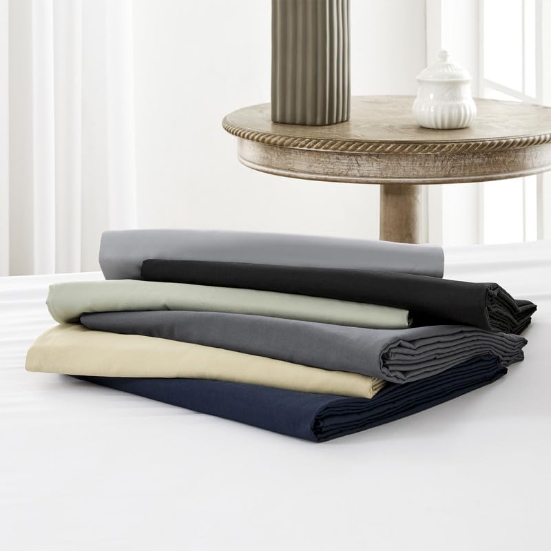 Image of FreshCulture Twin Bed Sheets - Ultra Soft Sheets for Twin Bed - Brushed Microfiber - Deep Pockets - Easy Care - Cooling & Breathable Sheets - Hotel Quality 3 Piece Sheet Set (White)