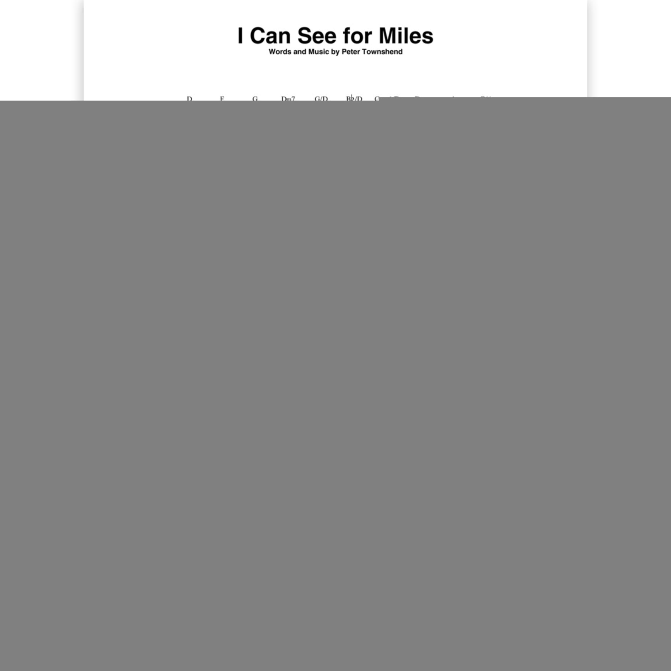 The Who - Easy Guitar Songbook - Image 5