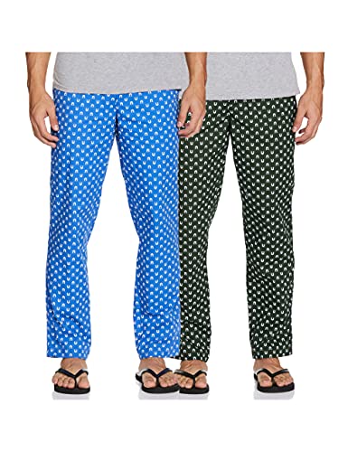 Image of Amazon Brand - Symbol Cotton Men Casual Style Pajama Bottom (Pack Of 2)