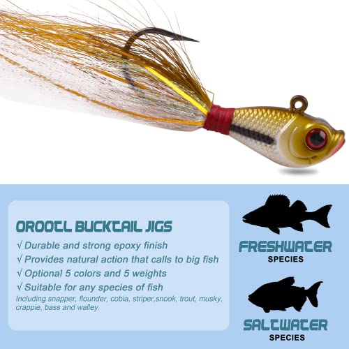 Bucktail Jigs Saltwater Fishing Lures - Image 4