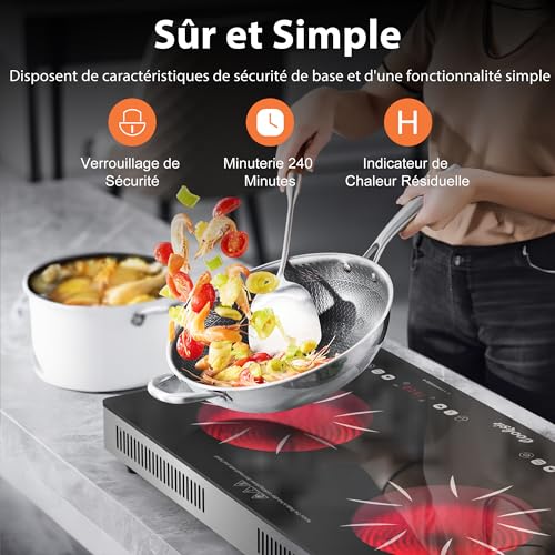 Four encastrable avec prise résolvant les problèmes de branchement