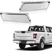 Vista 1 de PIT66 Tapas de parachoques trasero, compatibles con Ford F150 2015-2020 con orificio para sensor de estacionamiento, compatible solo con modelos