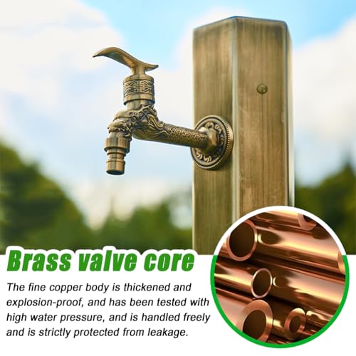 Supporto per tubo da giardino in acciaio inox, colonna d'acqua autoportante per esterni, anti-gelo, per cortile e fattoria, soluzione di irrigazione verticale