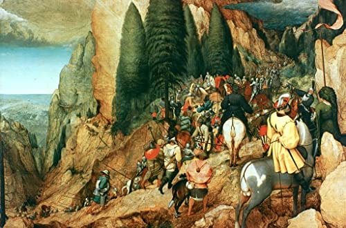 Peinture Bruegel La Conversion de saint Paul sur toile de qualite