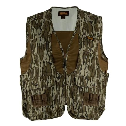 Gamehide Camo Front Loading Upland Dove Hunting Vest With Camo Back