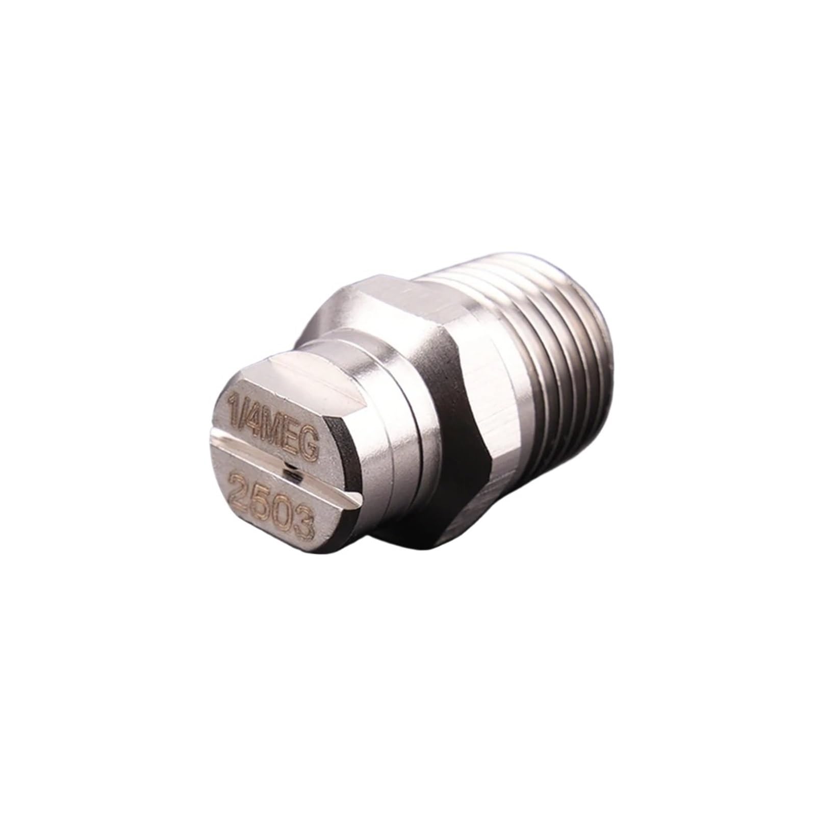 Flat Fan Spray Tip, Flat Fan Nozzle 1/4" MEG High-Pressure 0-65°(5003)