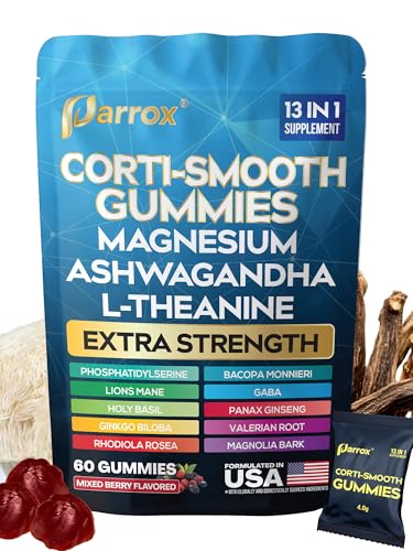 Cortisol Gummies Magnesium & Ashwagandha Berry Corti-Smooth 60 Gummies