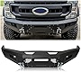 ECOTRIC Front Bumper Compatible with 2017-2022 Ford F250 F350 F450 Super Duty w/LED Lights 3 PCS You will receive 2 packages