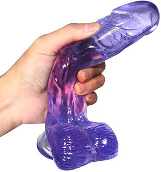 Consolador Clásico Jalea Cristalina Consolador Anal Vibrador ...