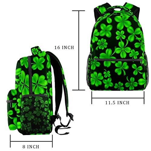 Mochila para portátil con trébol verde de San Patricio y bolsas de viaje 2