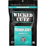 Wicked Cutz Premium Jerky, Low Calorie, Mega Bag, 7.5 oz Per Bag, Flavorful Meat, Tender Texture,...