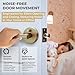 Litlheim Privacy Knurled Gold Color Door Handle - Durable, Stylish Interior Lever for Bedrooms & Bathrooms - Modern Design & Functionality