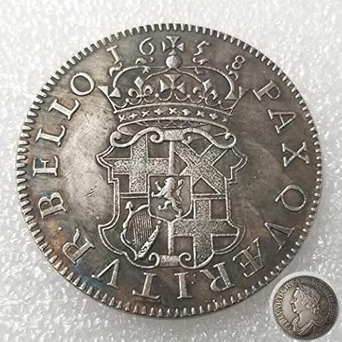 YunBest Antique 1658 UK Welsh Crown Old Coin-Uncirculated Great British Coins-United Kingdom Old Coins-Lucky Commemorative Coin-Discover History of Coins BestShop Cover