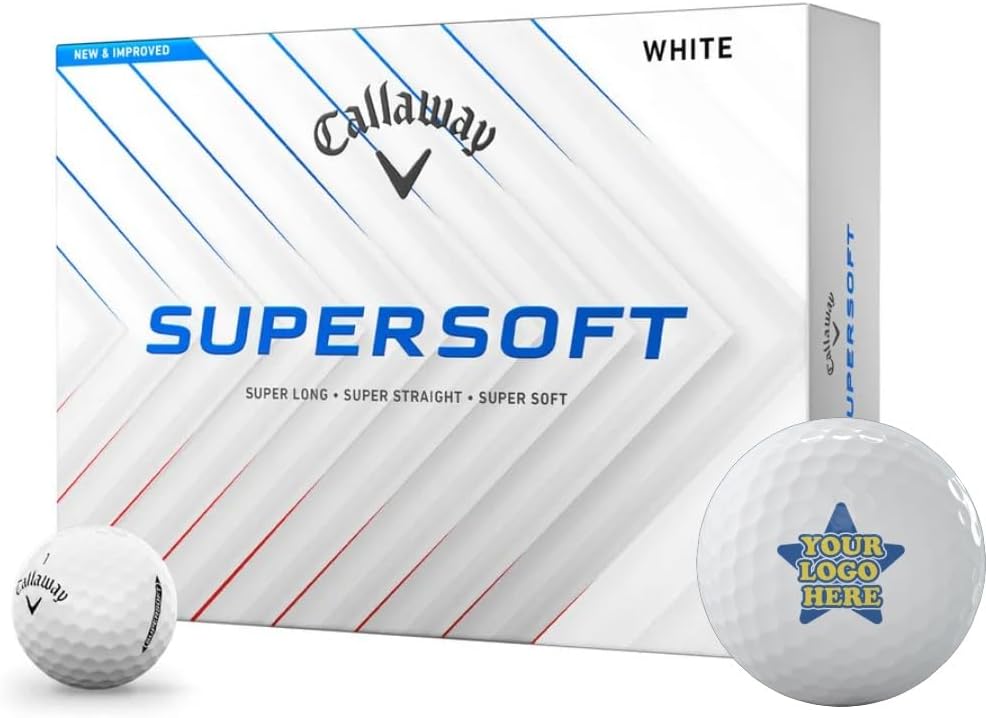 Callaway Golf Supersoft Custom Logo Golf Balls - 2025 Model
