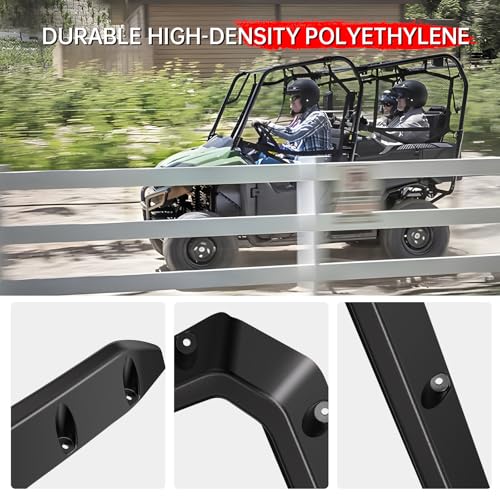 Image of Front Fender Flares for Honda Pioneer 700-2 700-4 2014-2021 | Front Mud Guard Extension Mud Flaps for Honda Pioneer 700 2P 4P 2014-2021 Accessories, Replace #08P70-HL3-600
