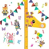 Pegatina de pared de gráfico de altura Se aplica a la habitación, guardería, jardín de infantes, parque de diversiones, tienda de juguetes, sala de juegos y otros espacios para niños. Ideal para padres que quieren seguir el crecimiento de sus hijos.