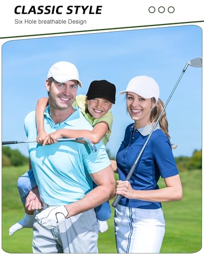 Image of Handepo 24 Pcs Blank Baseball Caps Adjustable Back Strap Unisex Blank Design Caps Plain Unisex Hats for Men Women