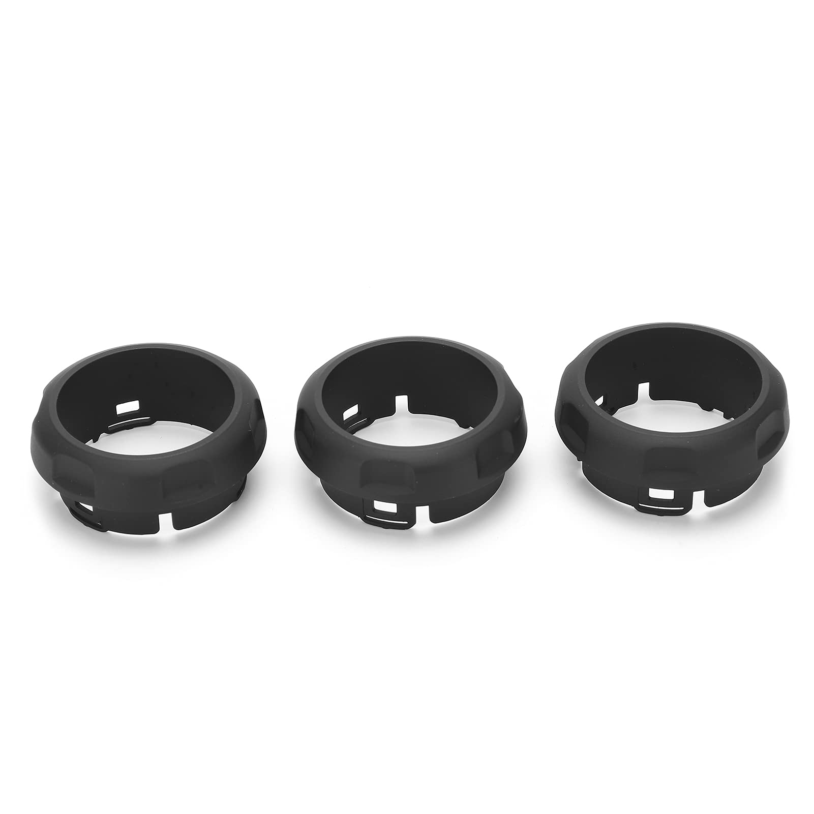 Copertura della Manopola Dell'aria Condizionata, 3 Pezzi Anello della Manopola Dell'interruttore Dell'aria Condizionata per Discovery 4/Sport Manopola Dell'aria Condizionata Trim
