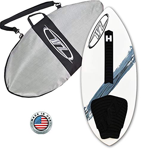 42" Wave Zone SE Carbon & Fiberglass Skimboard for Beginners & Kids Up
