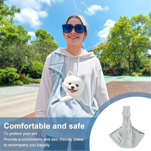 NHPY 1 Stück Tragetasche hund, Hundetragetasche, Hunde tragetasche, Tragetuch hund, Hundetragetasche bis 10kg-15kg, Hundetragetuch