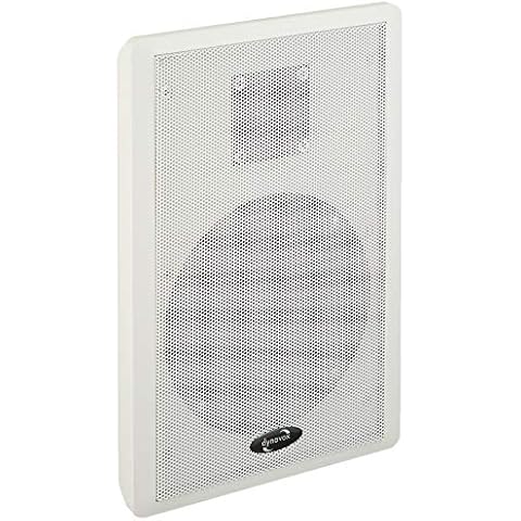 Dynavox WS-502 Flat Panel Speaker 40 Watt White Pair Cover