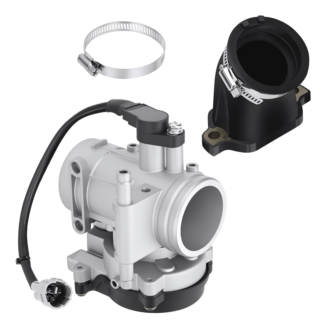 Corps de papillon avec manchon d’admission et collier pour Polaris Sportsman Ranger RZR 700 800 2004-2014 1202836 1253564