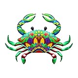 Tema del océano: no importa en la oficina, la sala de estar, el patio, el patio trasero o la pared del jardín, nuestro arte de pared de cangrejo puede combinarse con otros animales marinos para crear una serie y brindarle disfrute visual.