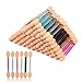 300PCS Disposable Dual Sides Eye Shadow Sponge Applicators, Makeup Brush, 6 Colors Eye shadow Brushes Makeup Applicator for Lady Women Daily Beauty (Multicolor)