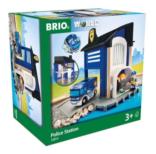 Brio World - 33813 Police Station - Interactive Toy Set for Kids | Enhances Creativity & Imagination | Features Light & Sound Effects | Compatible with Brio Railway | Perfect for Ages 3 and Up - image 4