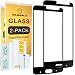 [2-PACK]-Mr Shield For ZTE Blade V8 Pro [Tempered Glass] [Full Cover] [Black] Screen Protector with Lifetime Replacement Warranty