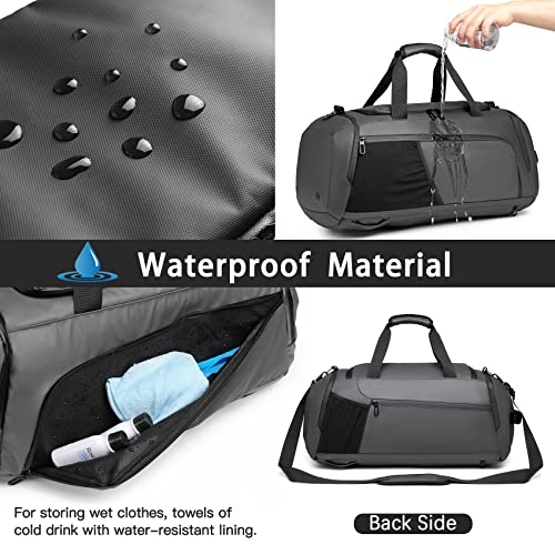 40L Travel Duffle Bag, 4-in-1 Large Gym Bag With Rwanda