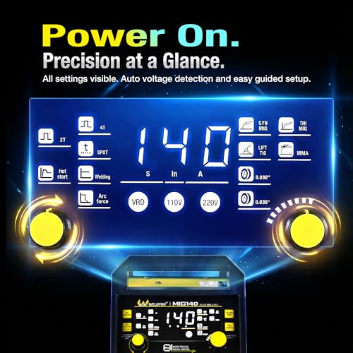 WELDPRO 140A 5-in-1 MIG Welder