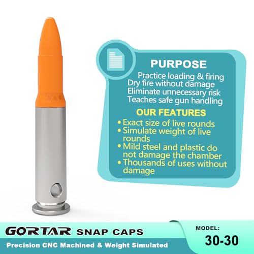Image of Snap Caps Training Dummy Rounds Practice Safe Loading Firing Close to Real Weight
