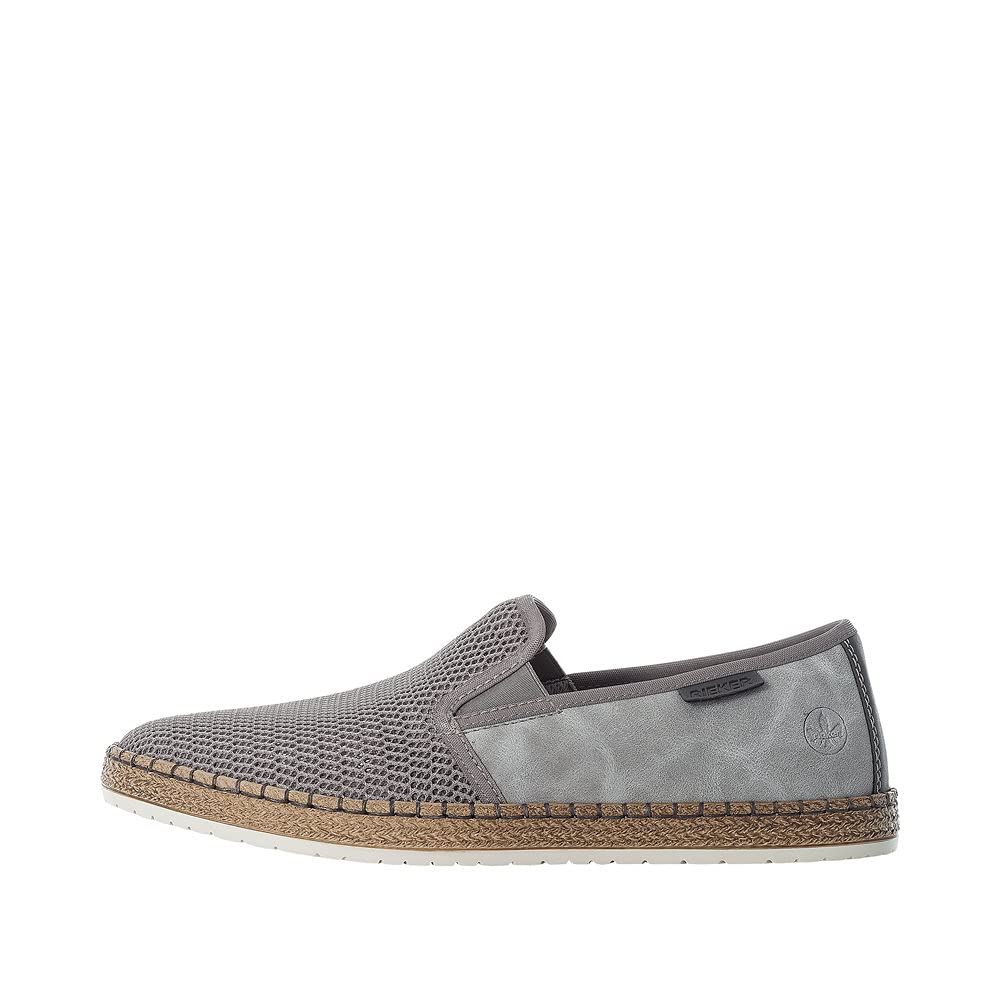 Rieker Herren Slipper B5265-65 Weite Breit Pull-on