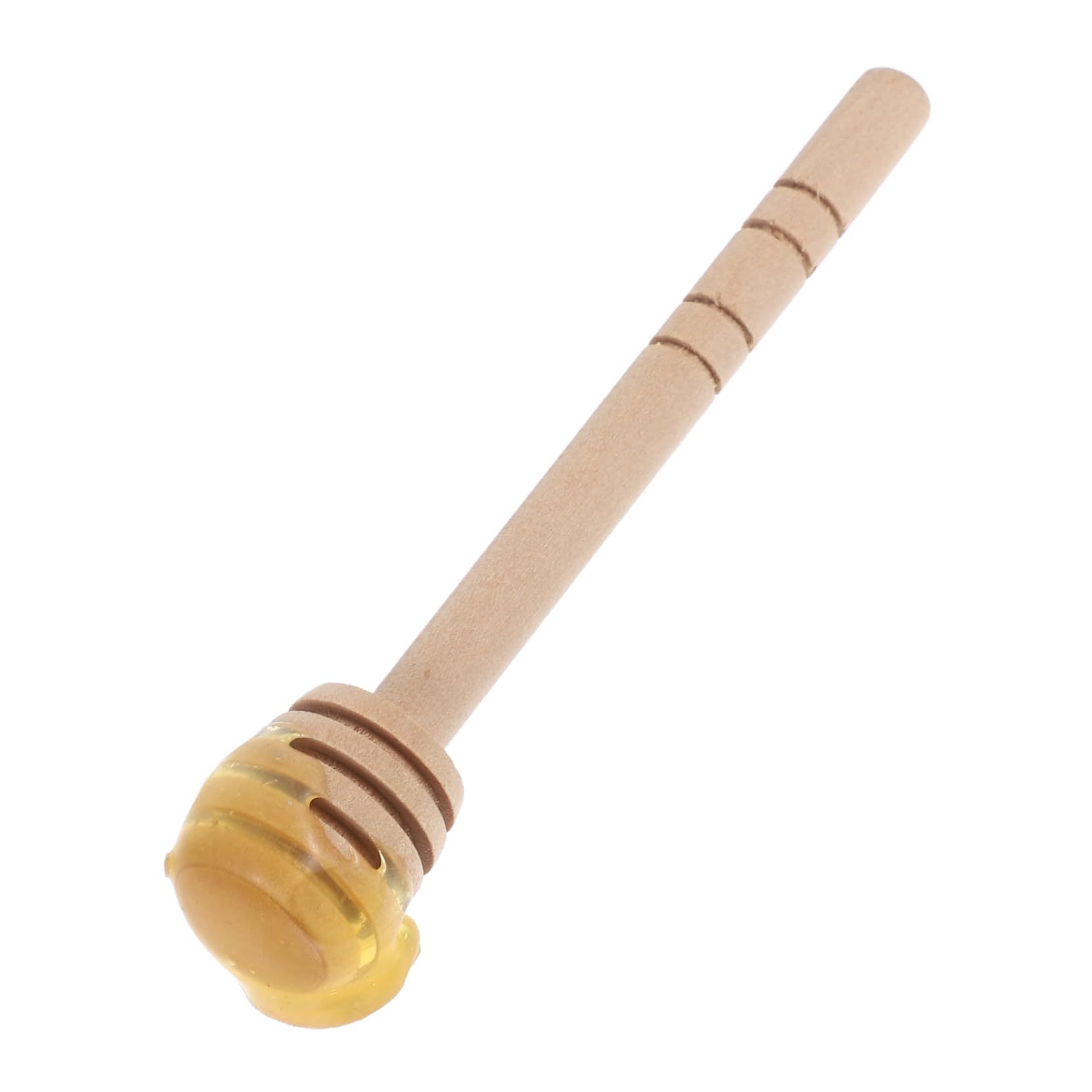 Alipis Heart Shaped Honey Comb Stirrers Wooden Honey Dippers Coffee Wine Mixers Elegant for Party