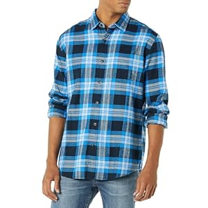 Amazon Essentials Men’s Long-Sleeve Flannel Shirt (Available in Big & Tall)