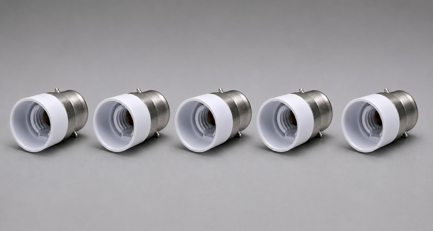 B22 to E14 Lamp Base Converter - White -10