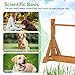 SuniBoxi Dog Agility Set, Wooden Dog Agility Jumps & Dog Hurdles,Dog Agility Equipment, Dog Agility Course,Dog Agility Course Backyard Set,Obstacle Course for Dogs,Dog Hurdles Training Equipment