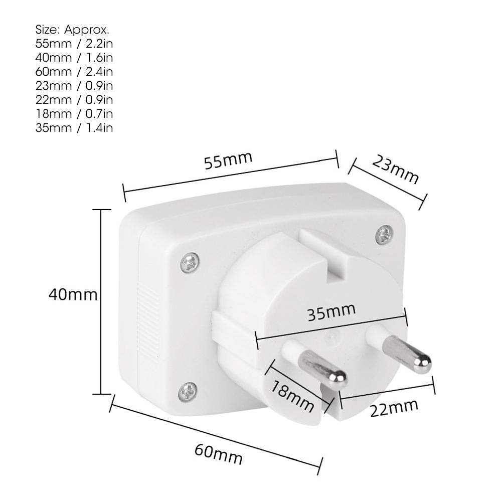 DM55-1-EU cyfrowy woltomierz AC, wysoka dokładność, urządzenia gospodarstwa domowego, wtyczka UE 230 V, 50 Hz