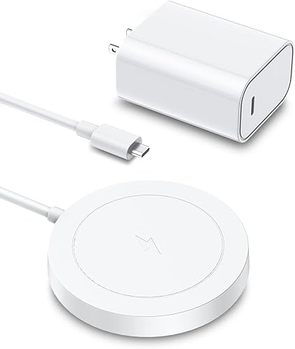 Magnetic Wireless Charger, Charging Pad with 20W USB C PD Adapter, Mag-Safe Charger Compatible with iPhone 1213 Mini 14 Plus,121314 pro121314 pro