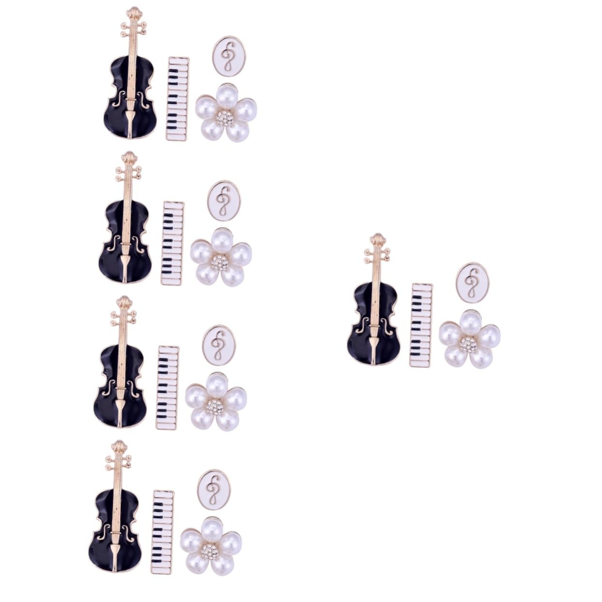 Healvian Spilla Violino Set Pins Per Accessori Musicali Per Abbigliamento Per E