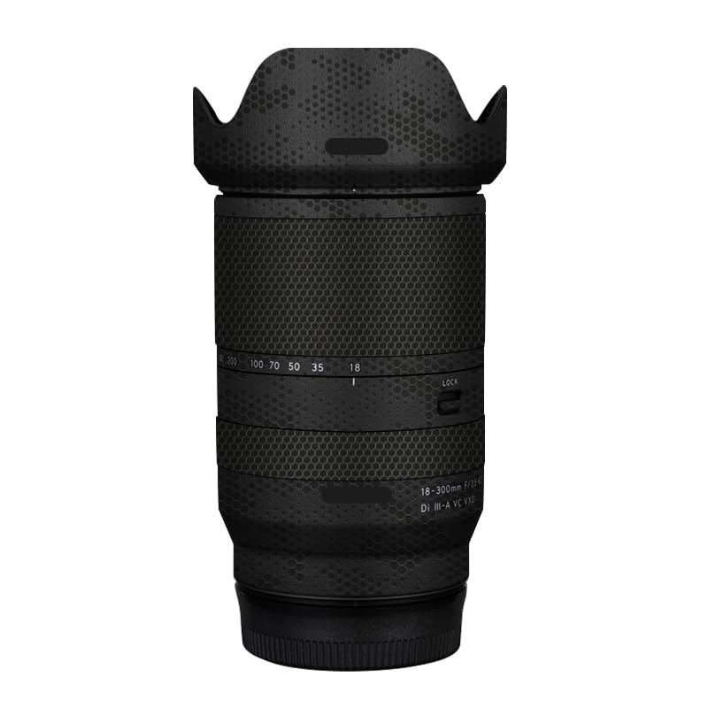 Autocollant objectif Tamron 18-300 mm coat wraps Sony macro Mamba Black
