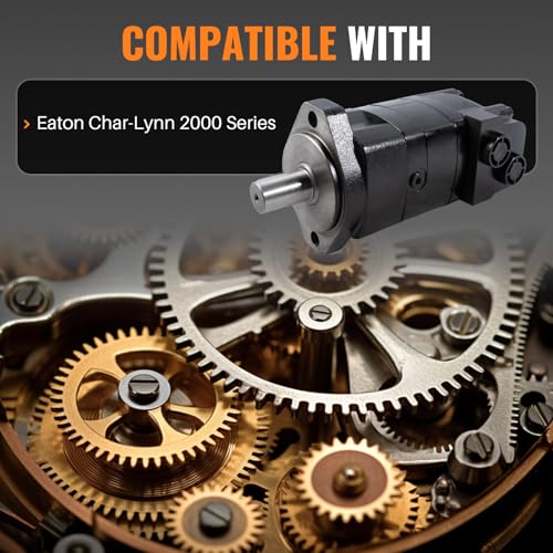 Image of 104-1005-006 Hydraulic Motor Compatible with Eaton Char-Lynn 2000 Series Replace 104-1005, 1041005006, 1041005, TF0195MS020AAAA