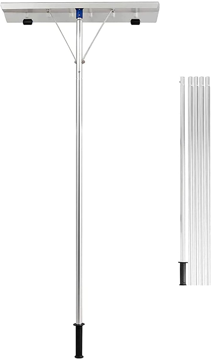 雪かきスコップ スノーレーキ 多機能 雪下ろし棒 スノーダンプ 屋根 雪かき 除雪道具 2 2kg アルミ