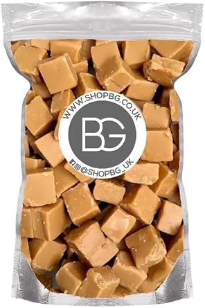 BG 700g Clotted Cream Dairy Fudge Candy Sweeties Re-Sealable Pouch Creamy Clotted Cream Dairy Fudge Pouch