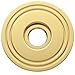 Baldwin 5047.IDM Single Estate Rosette for Dummy Functions, Vintage Brass