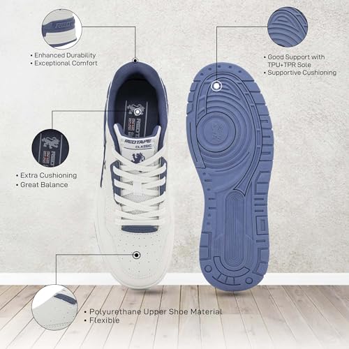 Image of Red Tape Lifestyle Sneaker Shoes for Men | Elegantly Rounded Front, Soothing Insole & Impact-Resistant Comfort