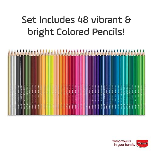 Image of Maped Color'Peps Color Pencil Set - Pack of 48 (Multicolor)