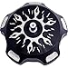 Modquad 28-41209 Billet Gas Cap (Black Flames)