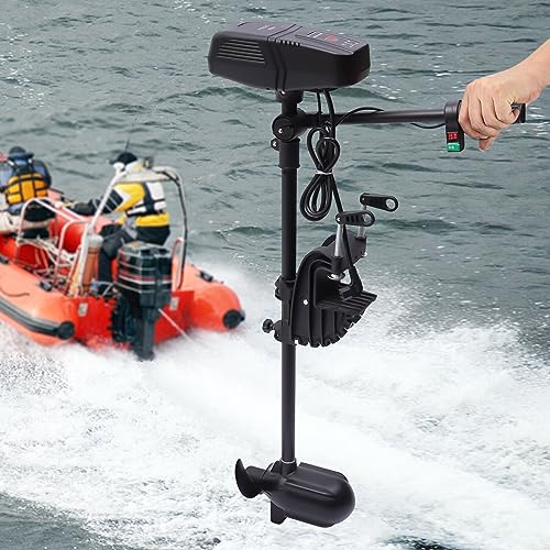 1400W 260LBS Elektro-Außenborder,Elektromotor Bootsmotor Mit Vorwärts und Rückwärtsgängen,Fischerboot Motor Boot